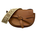Loewe Shoulder Bag Gate Mini Brown Ivory Multi Leather
