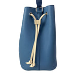 Louis Vuitton Shoulder Bag Lockme Bucket Blue Jean Leather — view 4