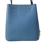 Louis Vuitton Shoulder Bag Lockme Bucket Blue Jean Leather — view 3