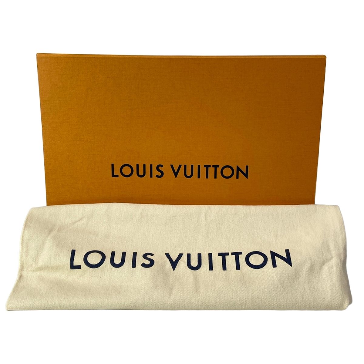 Louis Vuitton Shoulder Bag Lockme Bucket Blue Jean Leather — view 8