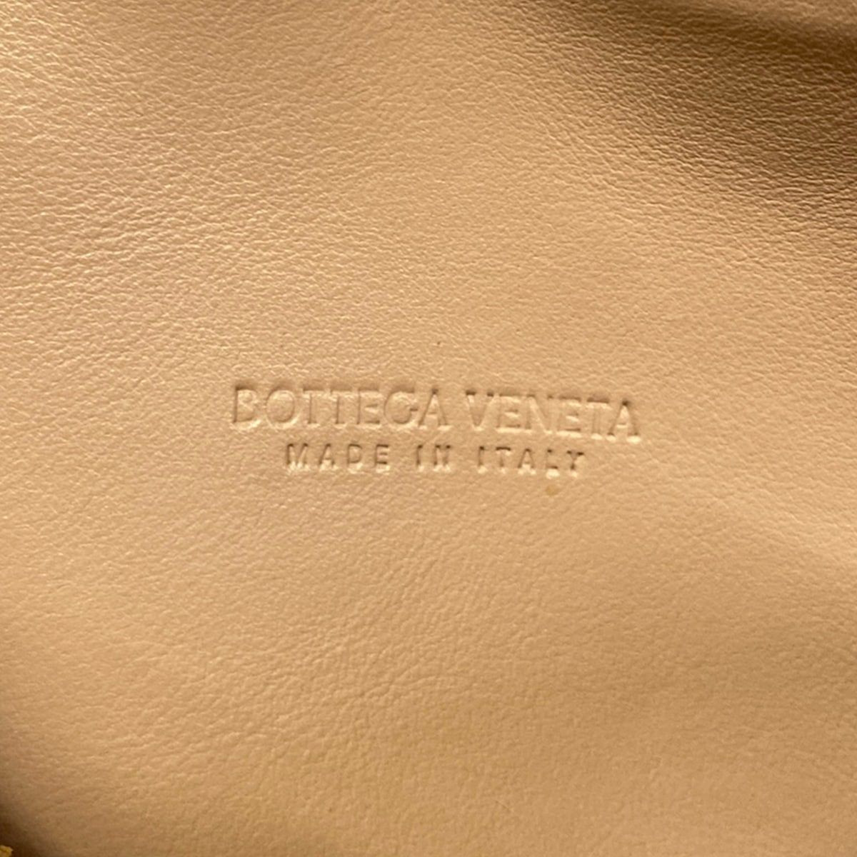Bottega Veneta Shoulder Bag Intrecciato Beige Leather — view 8