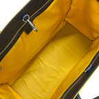 Gucci Tote Bag Off the Grid Dark Yellow Black Leather — view 7