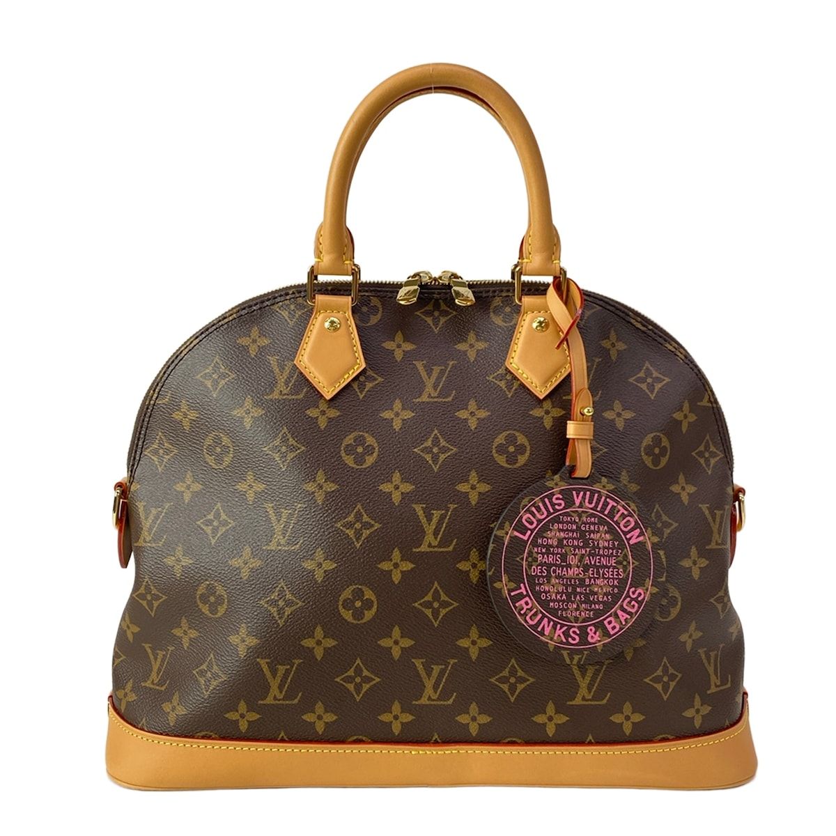 Louis Vuitton Handbag Monogram Alma Soft MM Cowhide