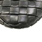Bottega Veneta Waist Pouch Intrecciato Black Leather — view 6