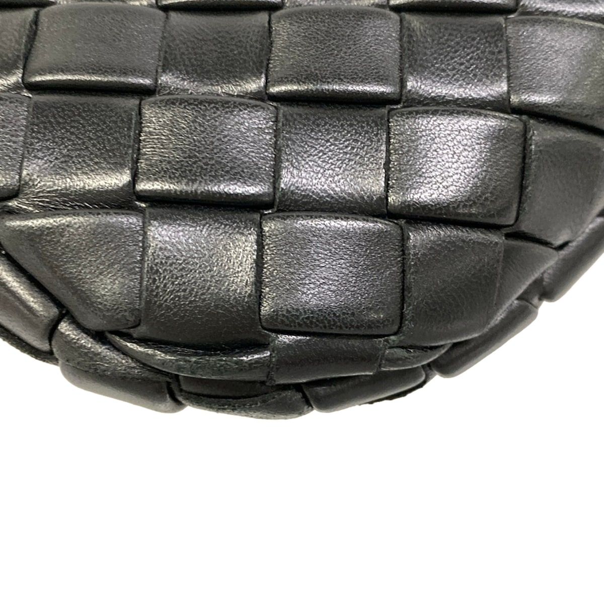 Bottega Veneta Waist Pouch Intrecciato Black Leather — view 6