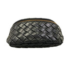Bottega Veneta Waist Pouch Intrecciato Black Leather — view 5