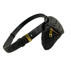 Bottega Veneta Waist Pouch Intrecciato Black Leather — view 3
