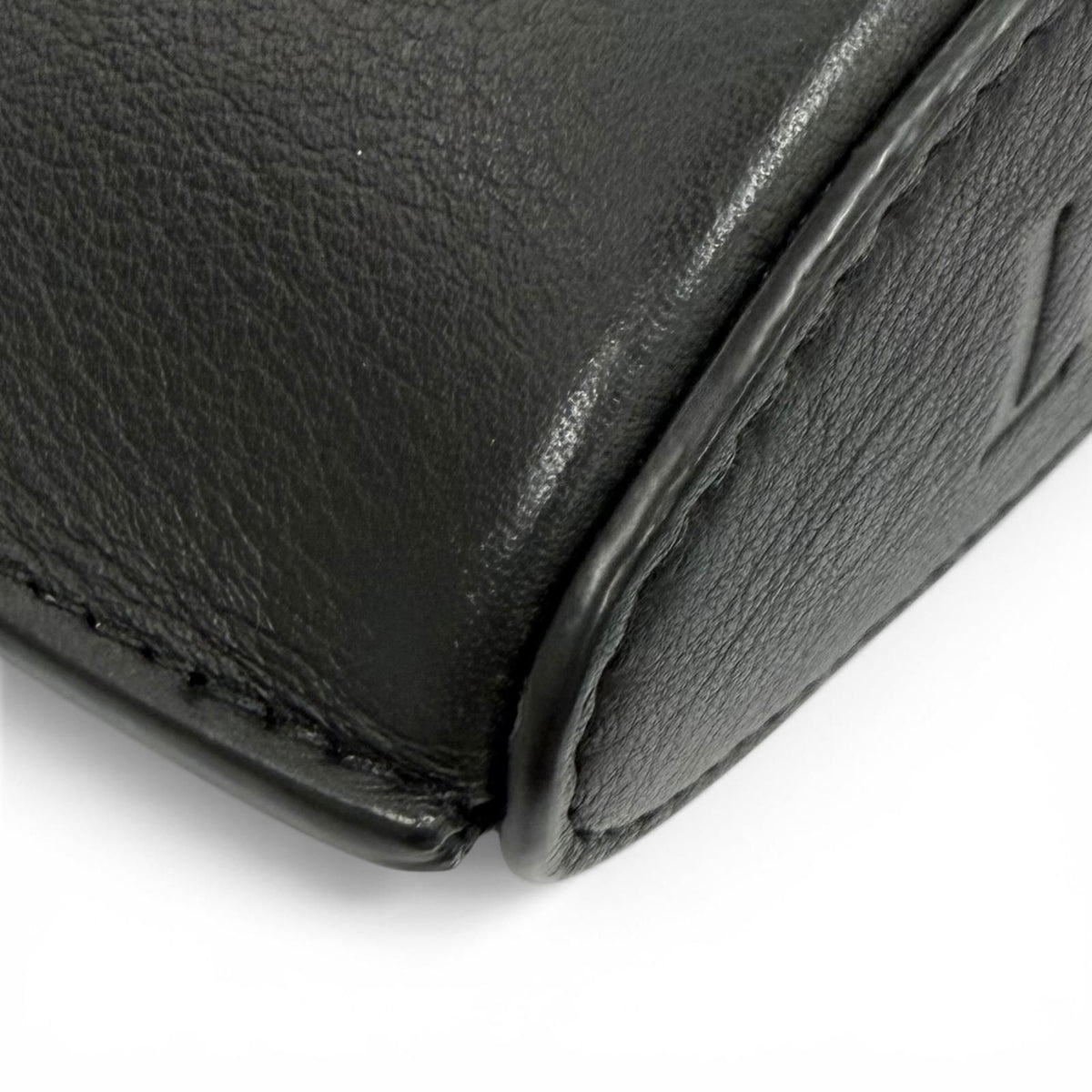 Loewe Classic Calfskin Dice Pocket Anagram Shoulder Bag Black — view 8