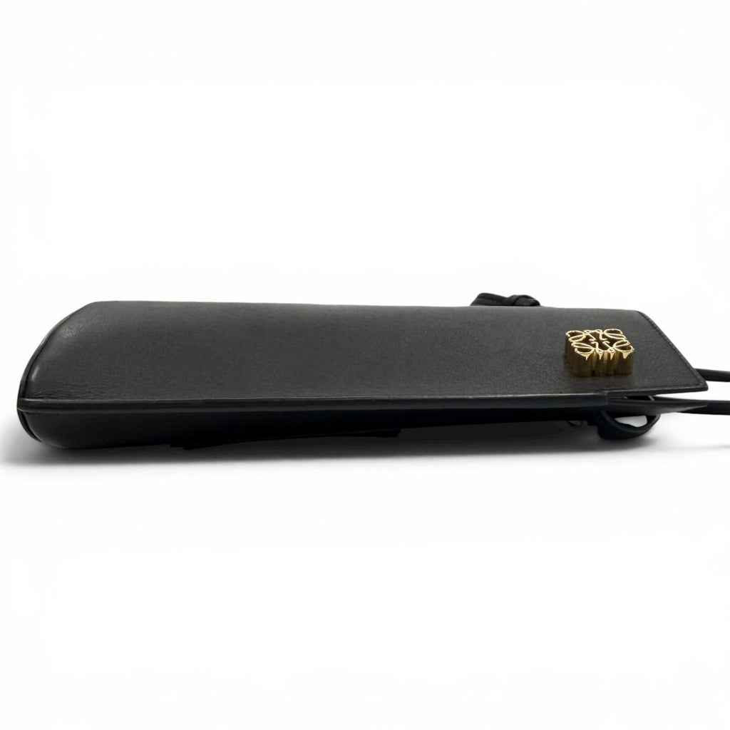 Loewe Classic Calfskin Dice Pocket Anagram Shoulder Bag Black — view 5