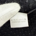 Louis Vuitton Logomania Scarf Wool Silk Anthracite Monogram Black — view 8