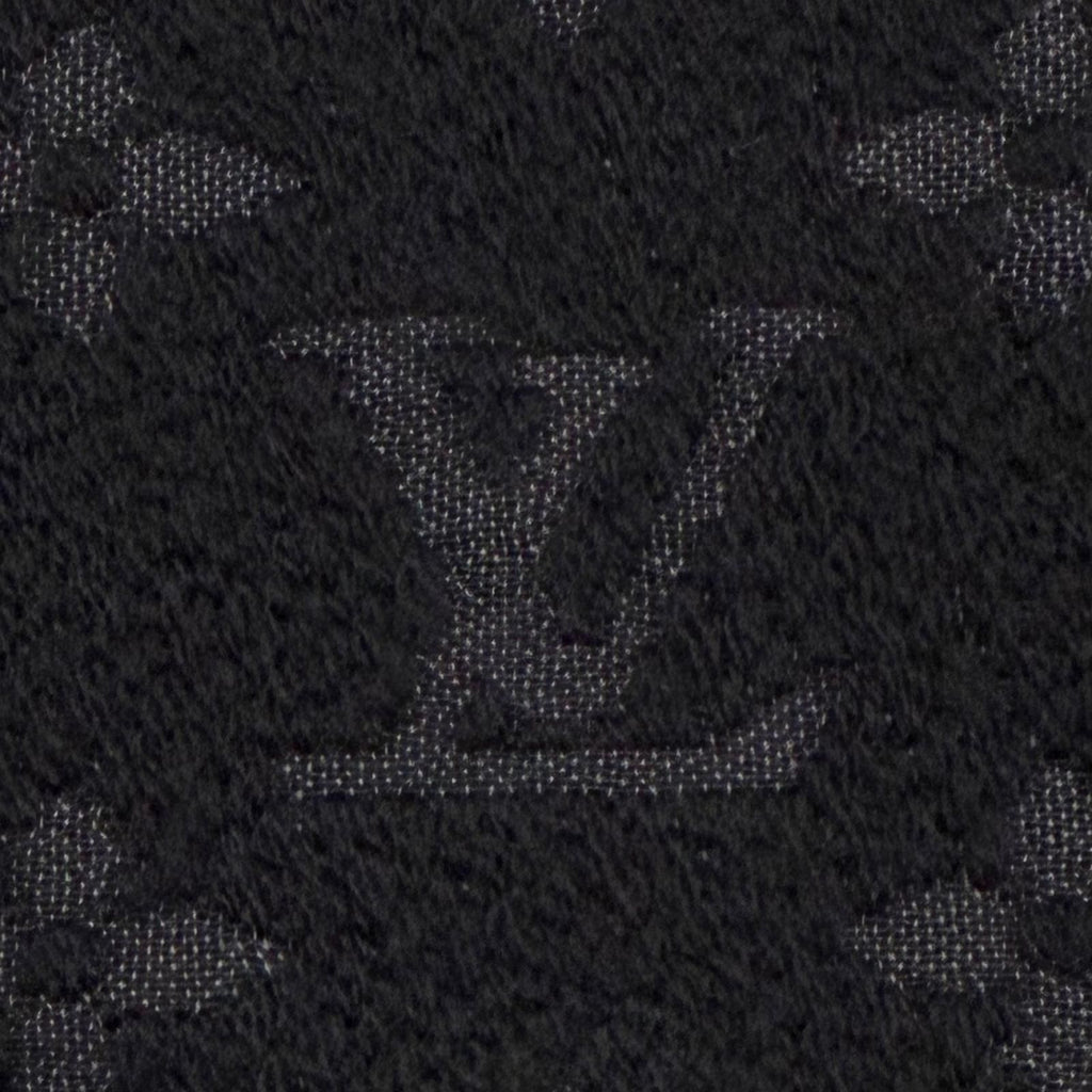 Louis Vuitton Echarpe Monogram Classic Wool 100% Fringe Scarf — view 6