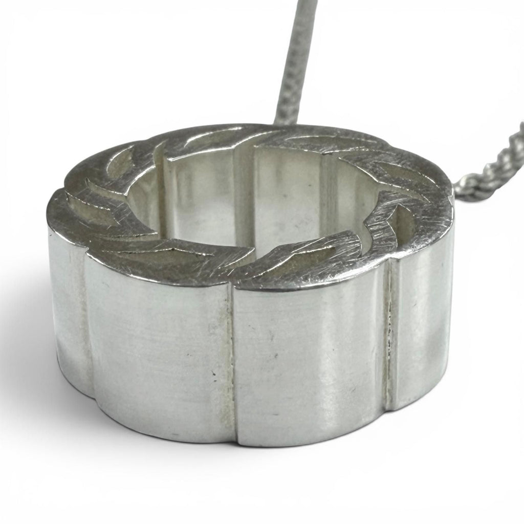 Bottega Veneta Tide Chain Necklace Silver — view 6