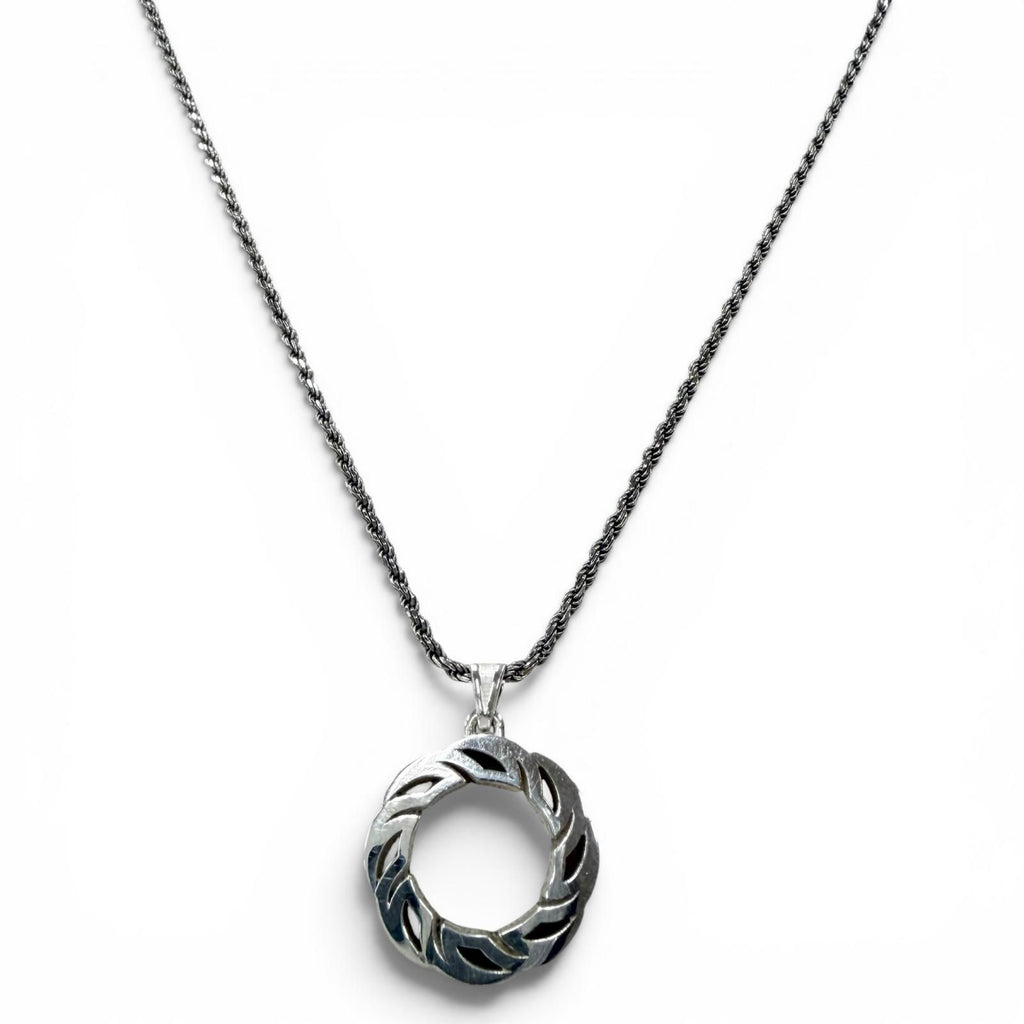 Bottega Veneta Tide Chain Necklace Silver