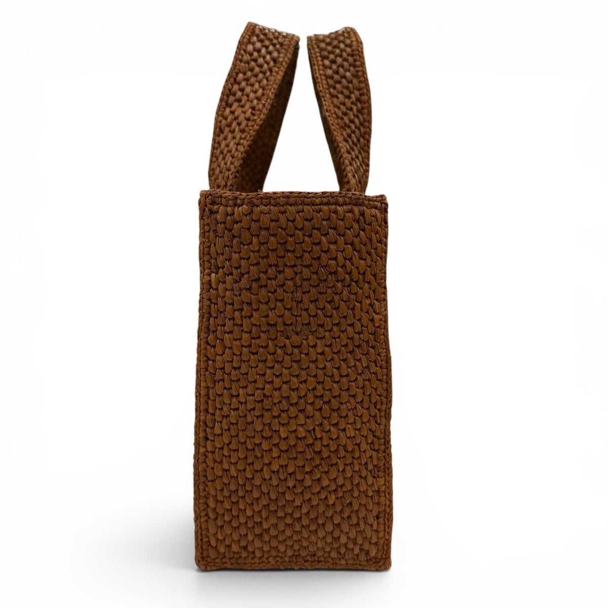 Loewe Fonttote Small Raffia Honeygold Leather Use 2-Way Shoulder Bag — view 5