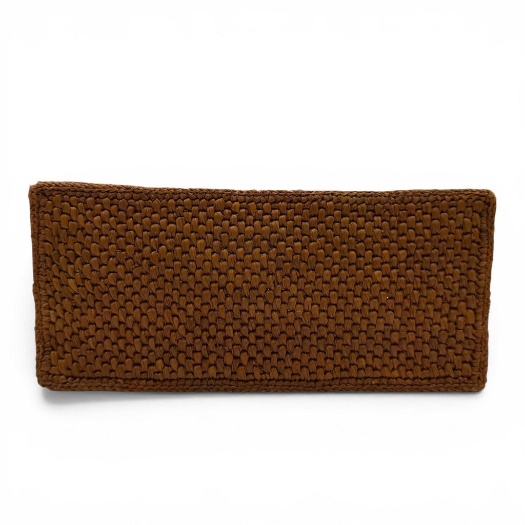 Loewe Fonttote Small Raffia Honeygold Leather Use 2-Way Shoulder Bag — view 6