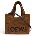 Loewe Fonttote Small Raffia Honeygold Leather Use 2-Way Shoulder Bag