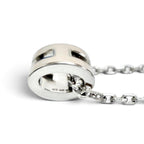 Hermes Mini Pop H Pendant Brown Glace Silver French — view 5