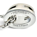 Hermes Mini Pop H Pendant Brown Glace Silver French — view 8