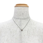 Hermes Mini Pop H Pendant Brown Glace Silver French — view 3