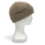 Celine Cashmere 100% Triomphe Hat with Patch Knit Cap Beige TU — view 4