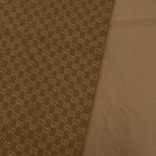 Gucci Wool Cashmere GG Jacquard Two Tone Scarf Beige 35 — view 4