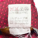 Louis Vuitton Logomania Scarf Wool Silk Ruby Monogram Fringe Red — view 8