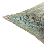 Hermes Pleats Scarf Silk Libres Comme L'air the Sky Is Green — view 3