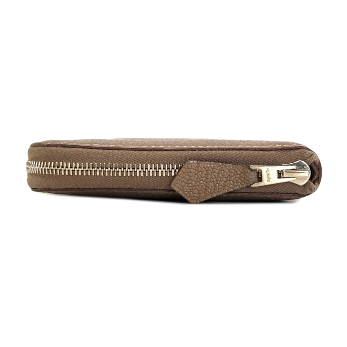 Hermes Azap Classic Long Etaupe Silver Wallet Chevre — view 3