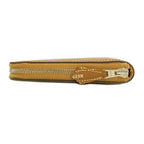 Hermes Azap Silk'in Long Gold Silver Wallet Epsom — view 3