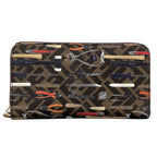 Fendi Zucca Pattern Wallet Leather