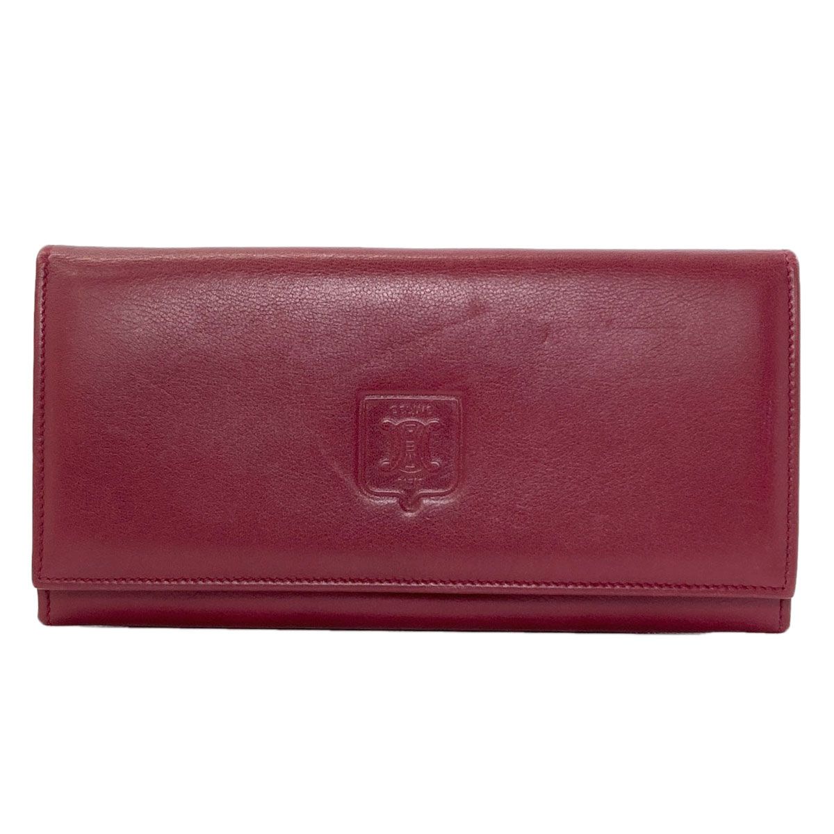 Celine Logo Wallet Leather
