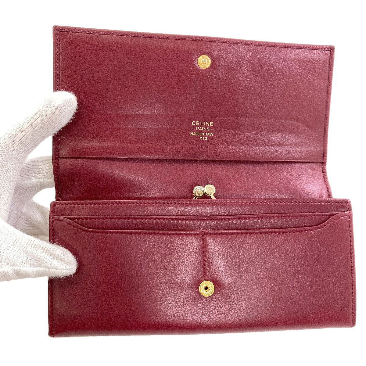 Celine Logo Wallet Leather — view 4