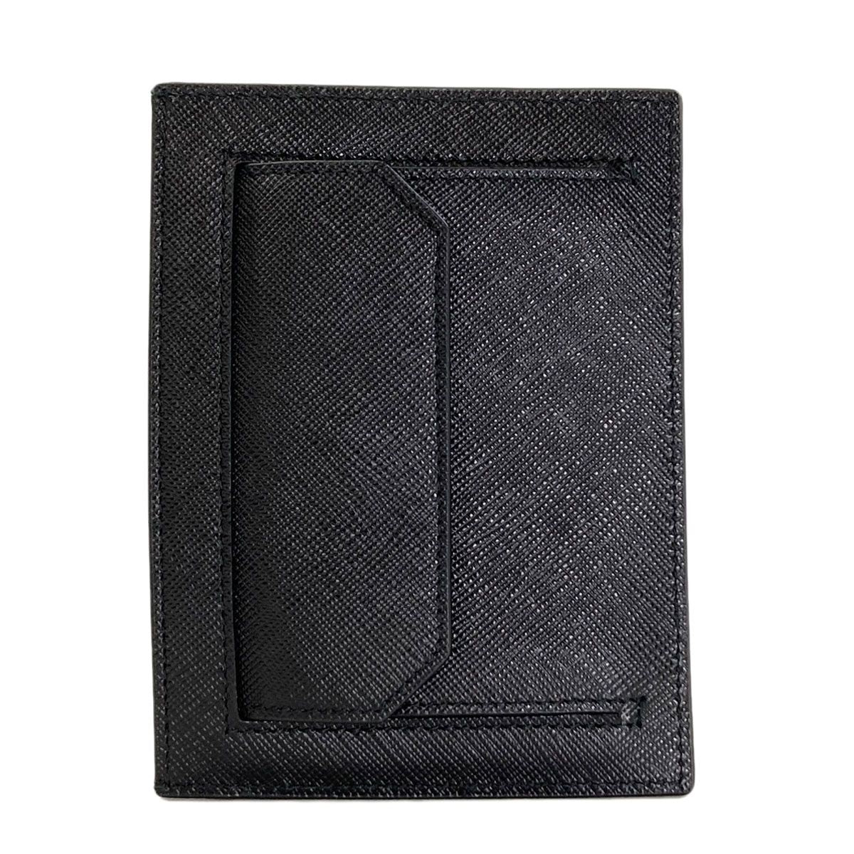 Prada Logo Card Case Saffiano — view 2