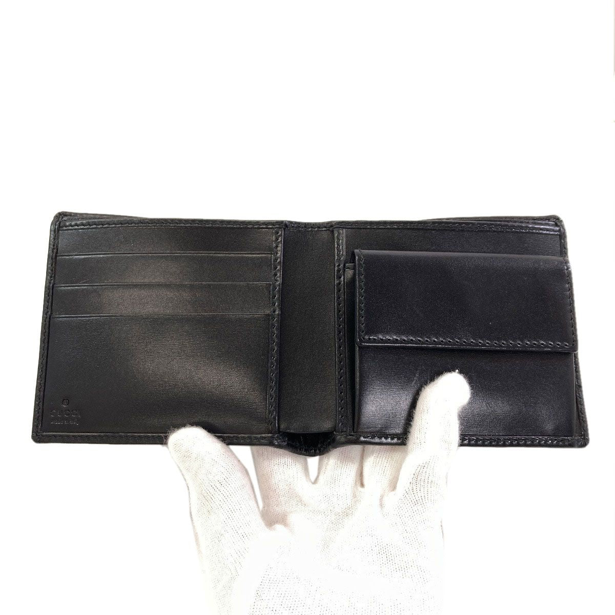 Gucci GG Supreme Bifold Wallet Canvas — view 4