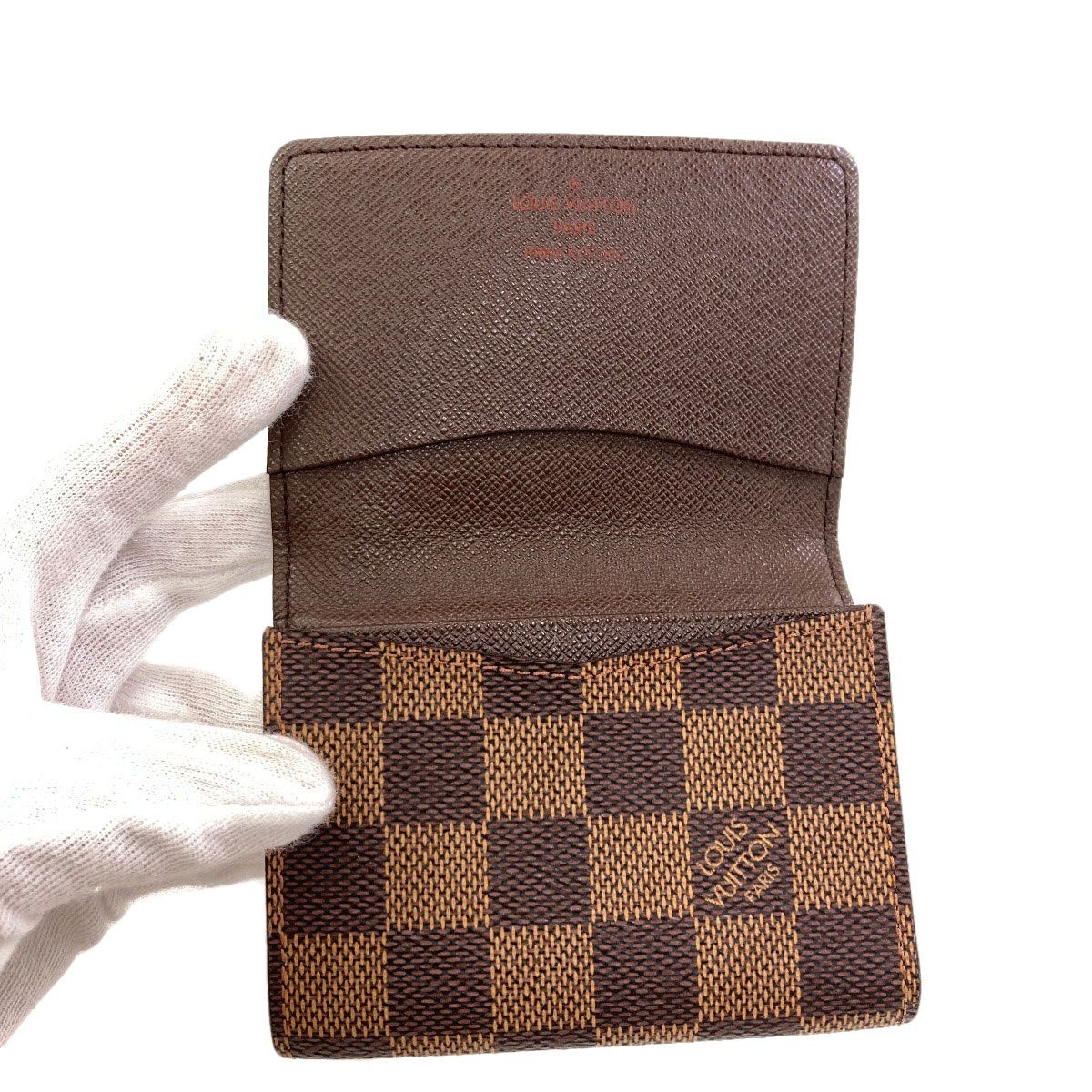 Louis Vuitton Envelope Business Card Holder Case Damier Canvas — view 4