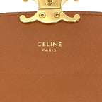 Celine Small Flap Wallet Triomphe Trifold Leather — view 8