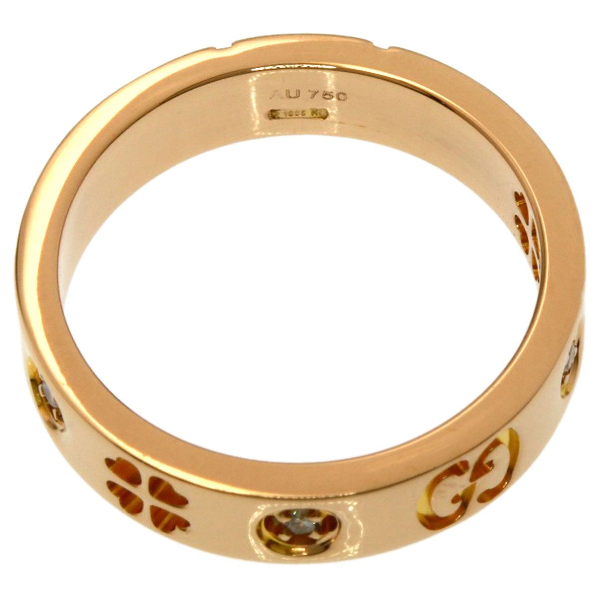 Gucci Icon Amor Forever Diamond Ring 18k Pink Gold — view 4