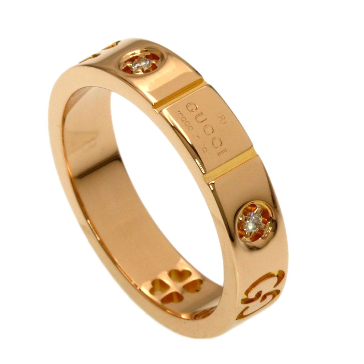 Gucci Icon Amor Forever Diamond Ring 18k Pink Gold — view 6