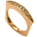 Celine Diamond Ring 18k Pink Gold