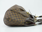 Louis Vuitton LV Sistina GM Damier Ebene Shoulder Bag Tote Brown — view 4