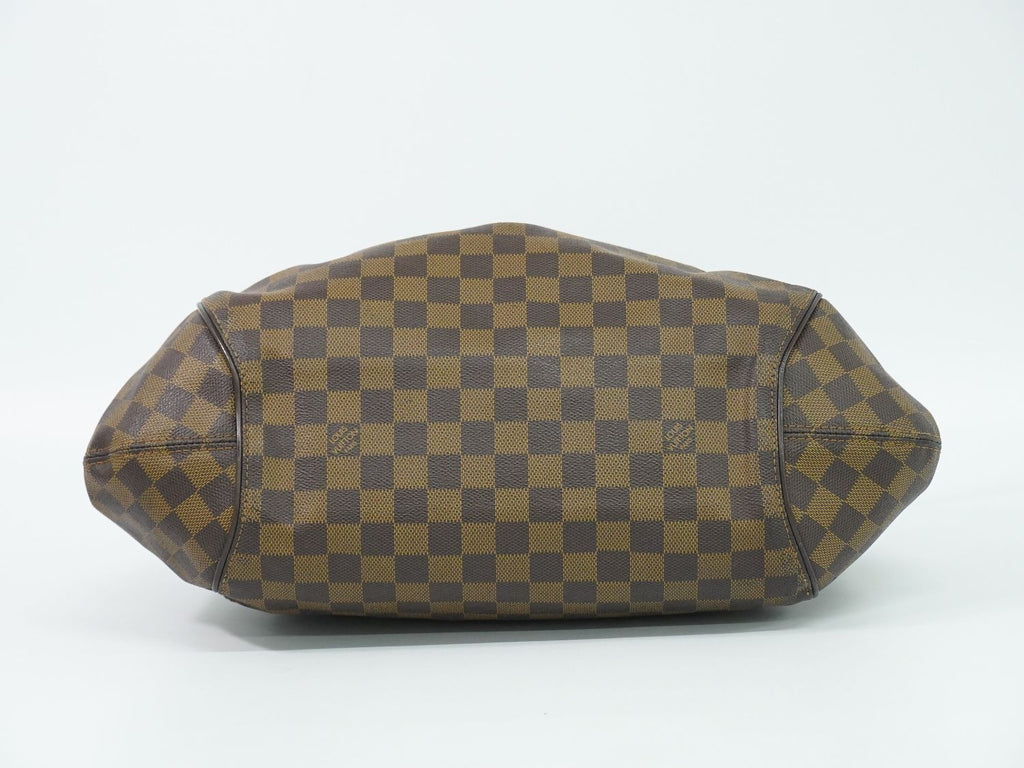 Louis Vuitton LV Sistina GM Damier Ebene Shoulder Bag Tote Brown — view 3