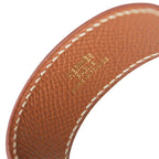 Hermes Bangle Clic Clac H Metal Orange Silver Bracelet — view 5