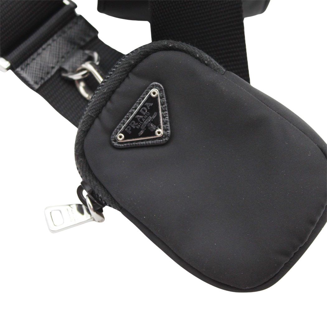 Prada Shoulder Bag Nylon Black — view 7