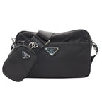 Prada Shoulder Bag Nylon Black