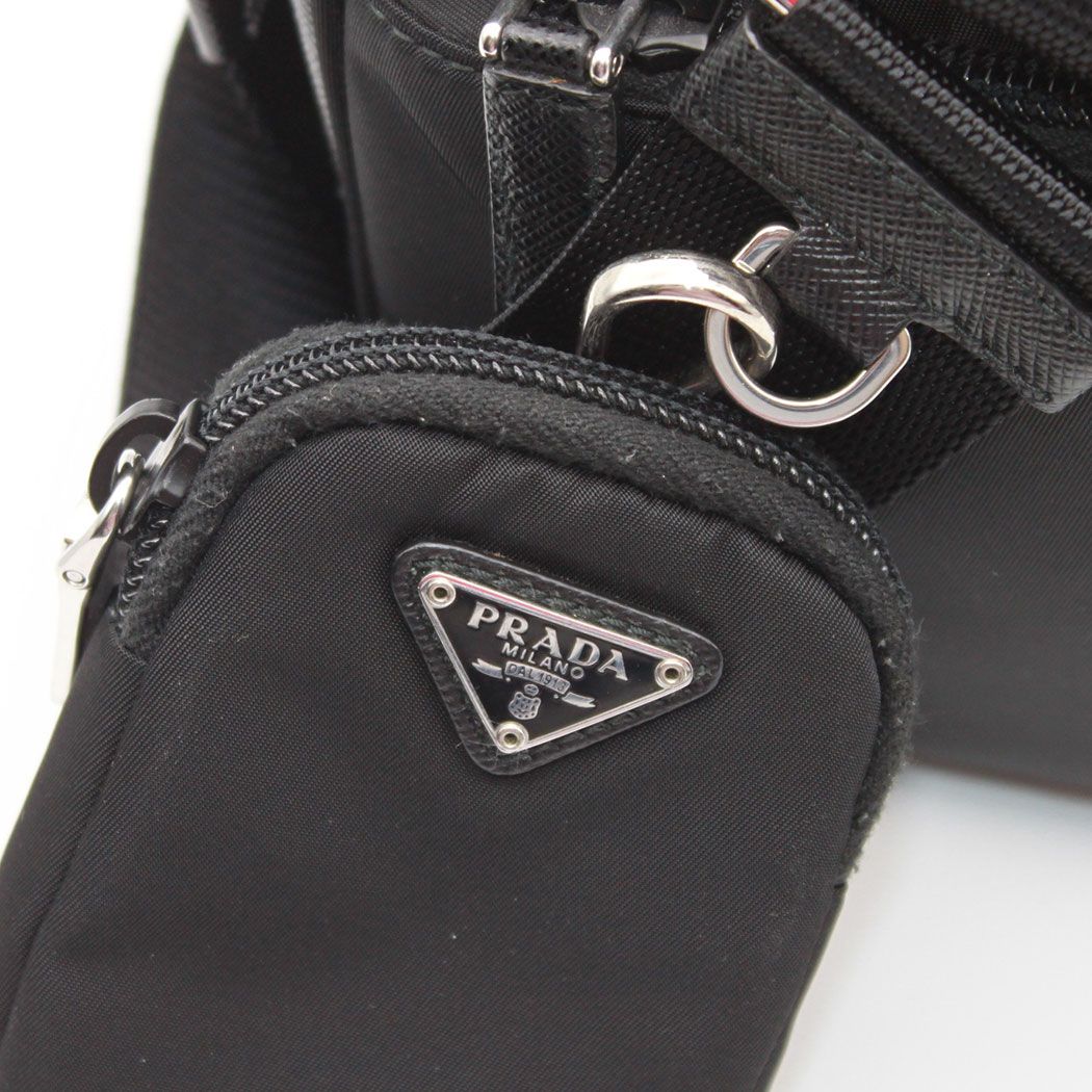 Prada Shoulder Bag Nylon Black — view 6