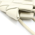Bottega Veneta Intrecciato Pochette Phone Pouch Leather Ivory — view 6