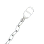 Dior CD Diamond Logo Pendant Silver — view 5