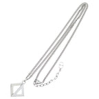 Dior CD Diamond Logo Pendant Silver — view 2