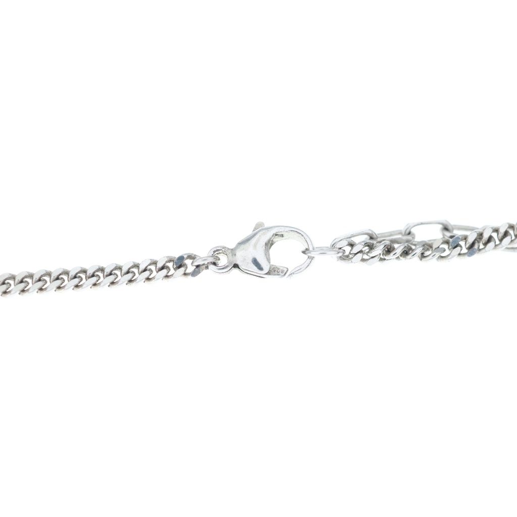 Dior CD Diamond Logo Pendant Silver — view 4