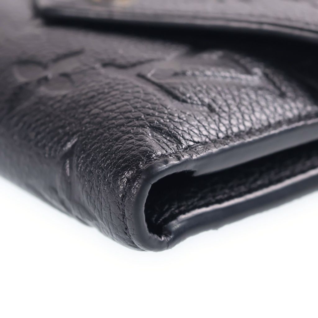 Louis Vuitton Portefeuille Victorine Monogram Wallet Trifold Black — view 4
